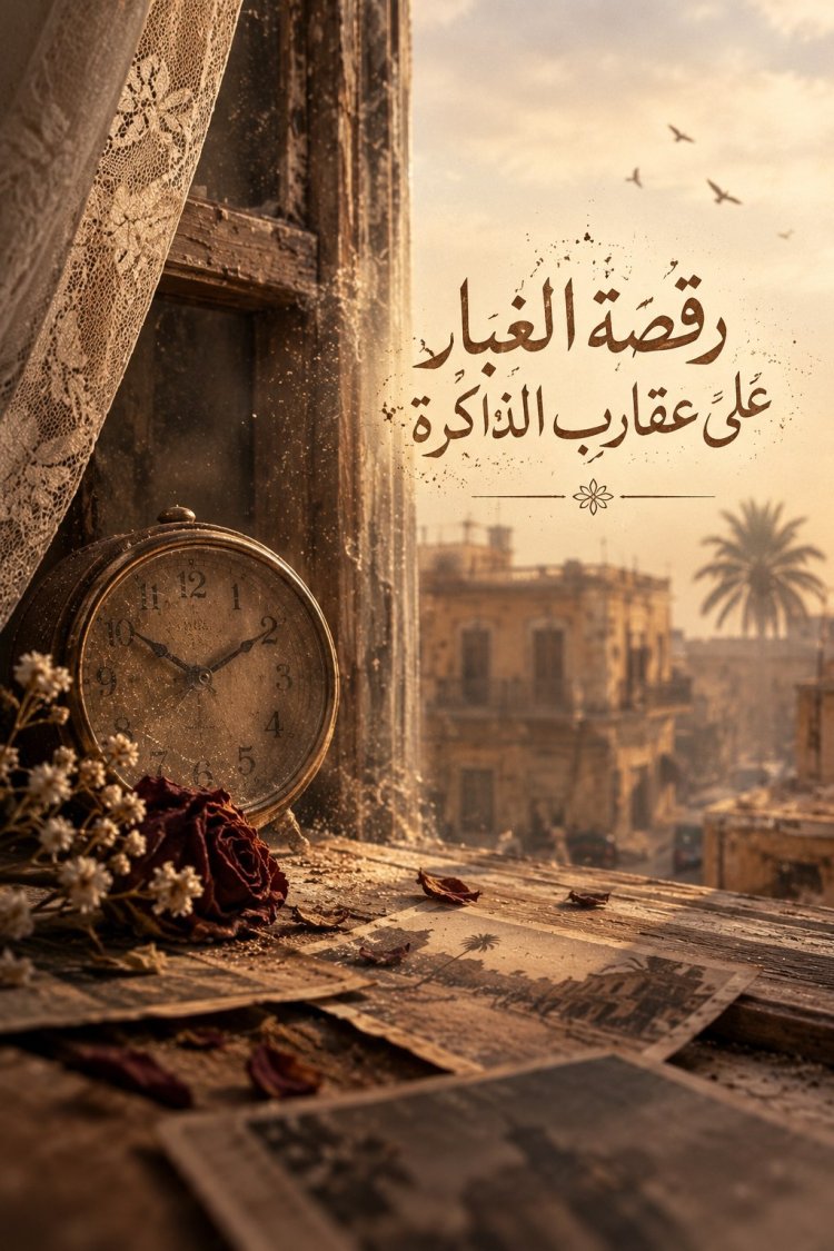 رقصة الغبار على عقارب الذاكرة بقلم الكاتبة المبدعة ايمان احمد العبيدي