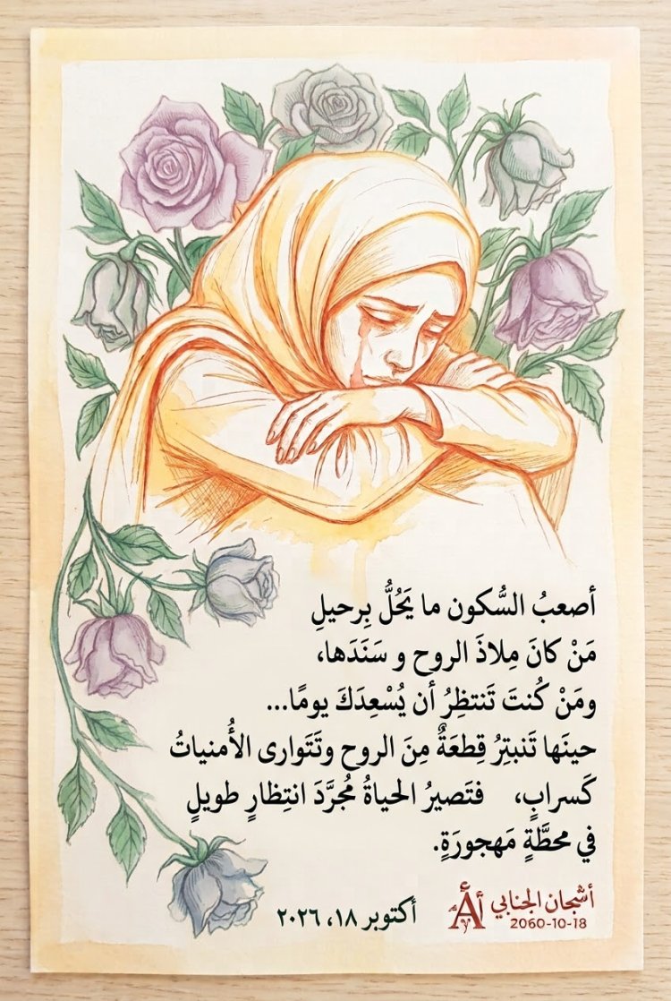 بعض من كتابات الكاتبة المبدعة اشجان نعيم الجنابي
